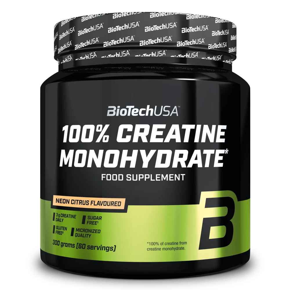 100% Creatine Monohydrate - 300g, Neon Citrus