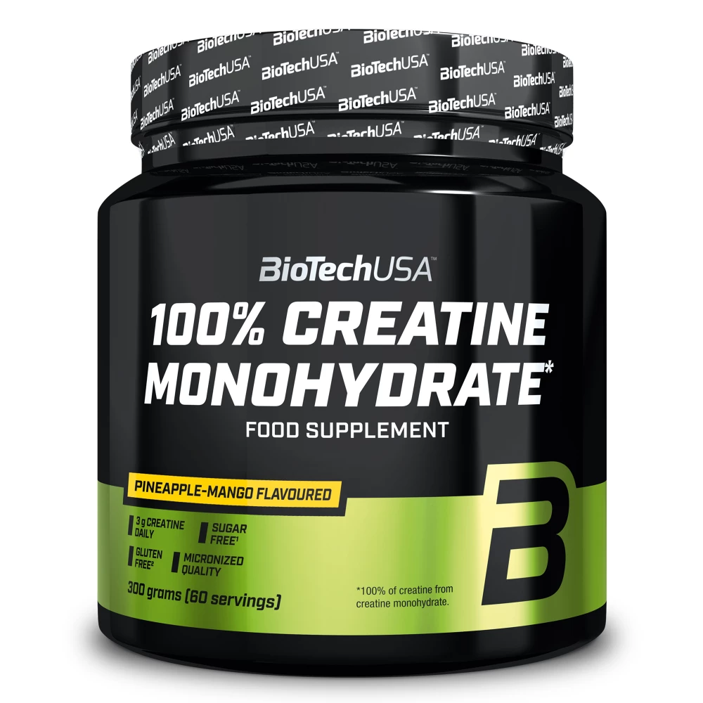 100% Creatine Monohydrate - 300g, Pineapple Mango