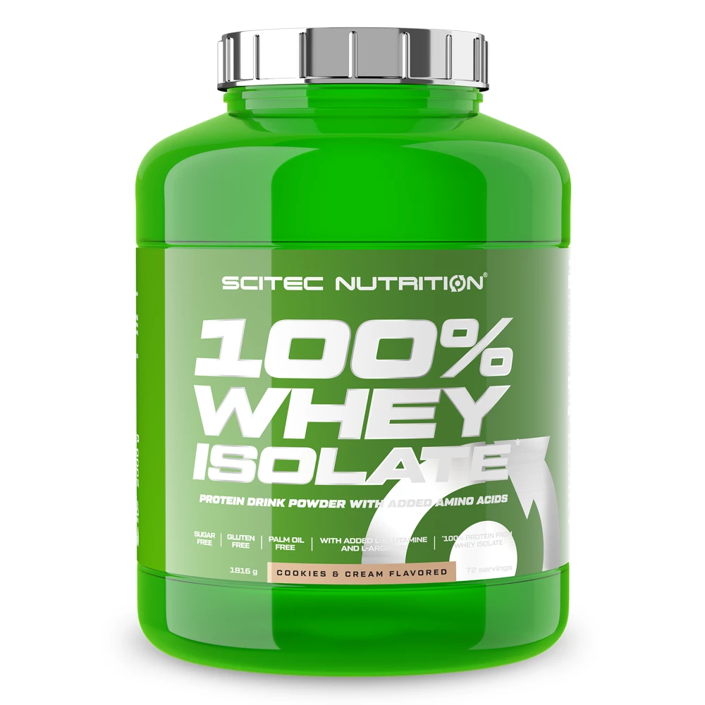 100% Whey Isolate - 1816g, Cookies & Cream