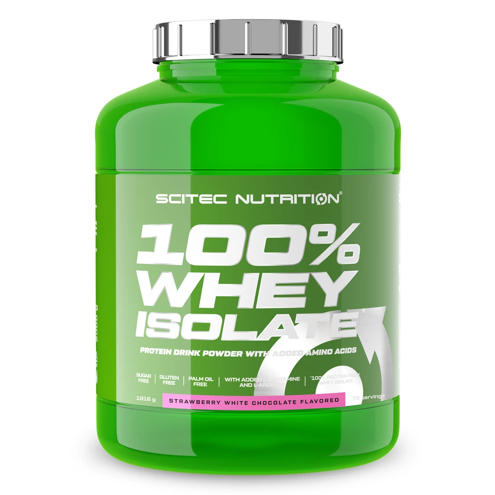 100% Whey Isolate - 1816g, Strawberry