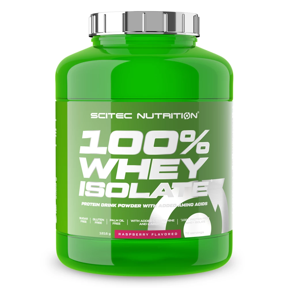 100% Whey Isolate - 1816g, Raspberry
