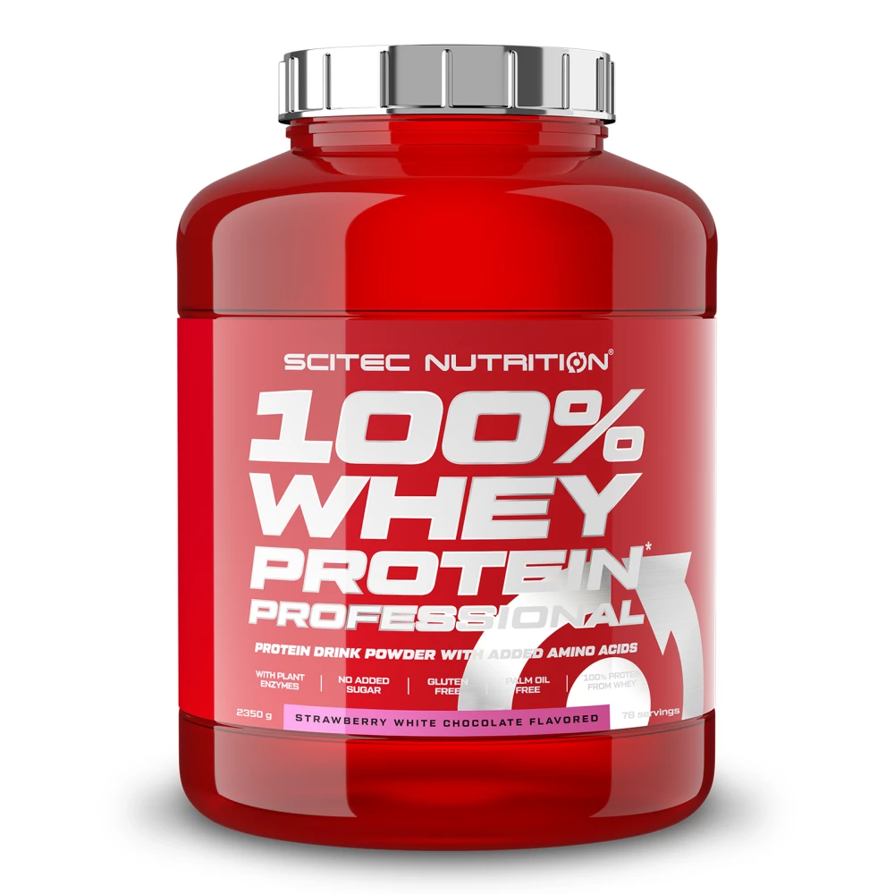 100% Whey Protein Professional - 2350g, Strawberry White Chocolate