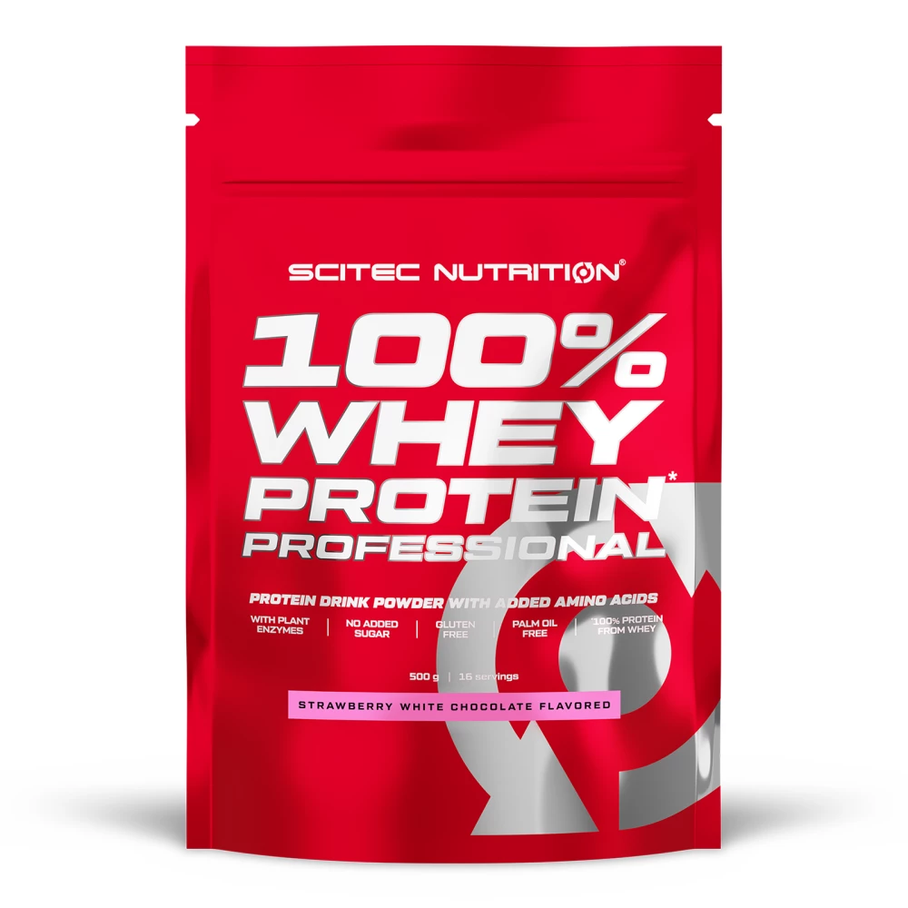 100% Whey Protein Professional - 500g, Strawberry White Chocolate