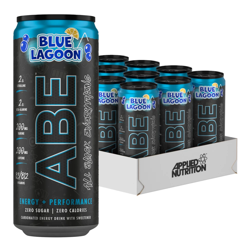 ABE Energy Cans - Pack de 12, Blue Lagoon