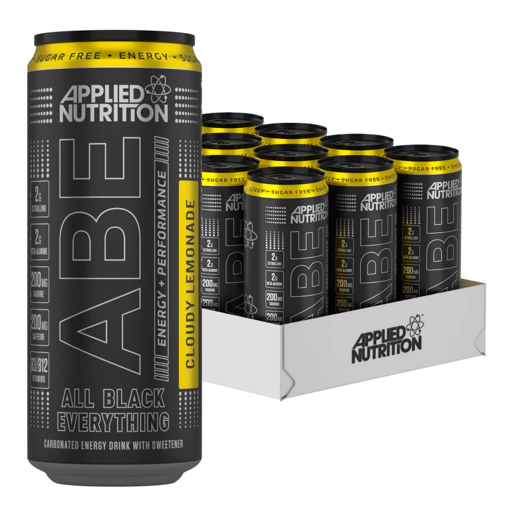 ABE Energy Cans - Pack de 12, Cloudy Lemonade