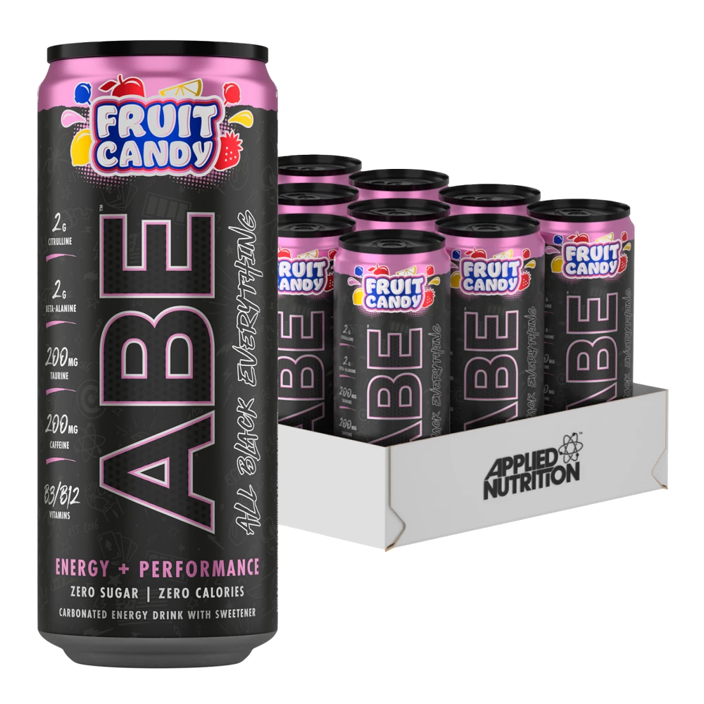 ABE Energy Cans - Pack de 12, Fruit Candy