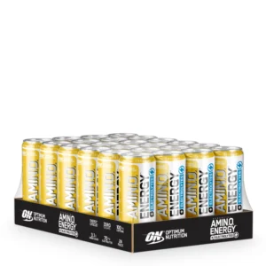 Amino Energy + Electrolytes RTD - Pack de 24, Tropical