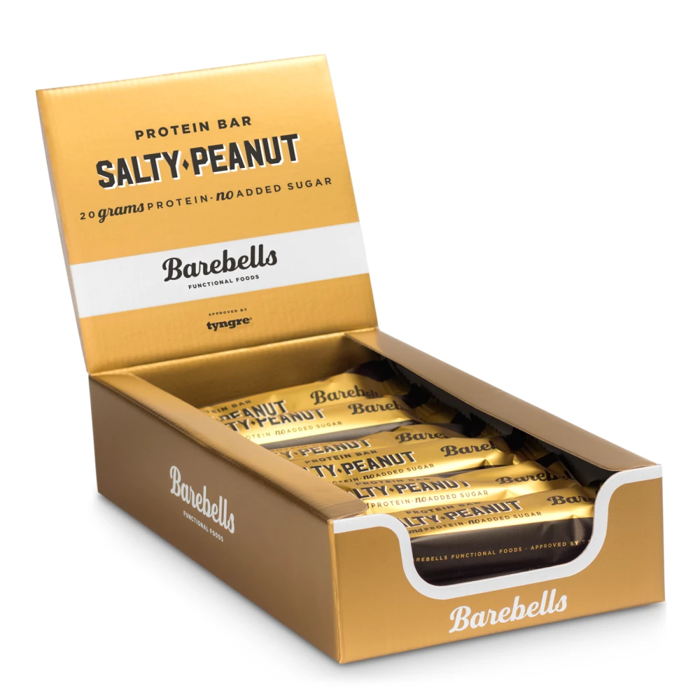 Barebells Protein Bar - Boite de 12, Salty Peanut