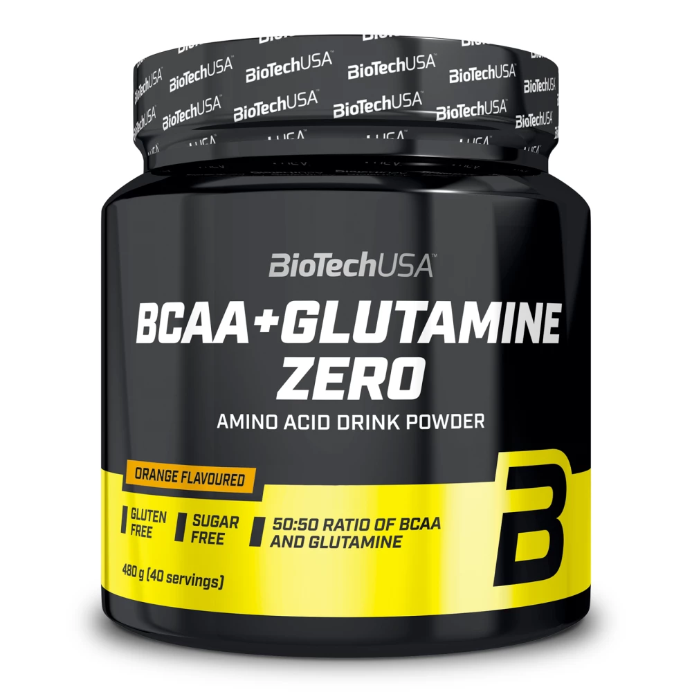 BCAA+Glutamine Zero - 480g, Orange