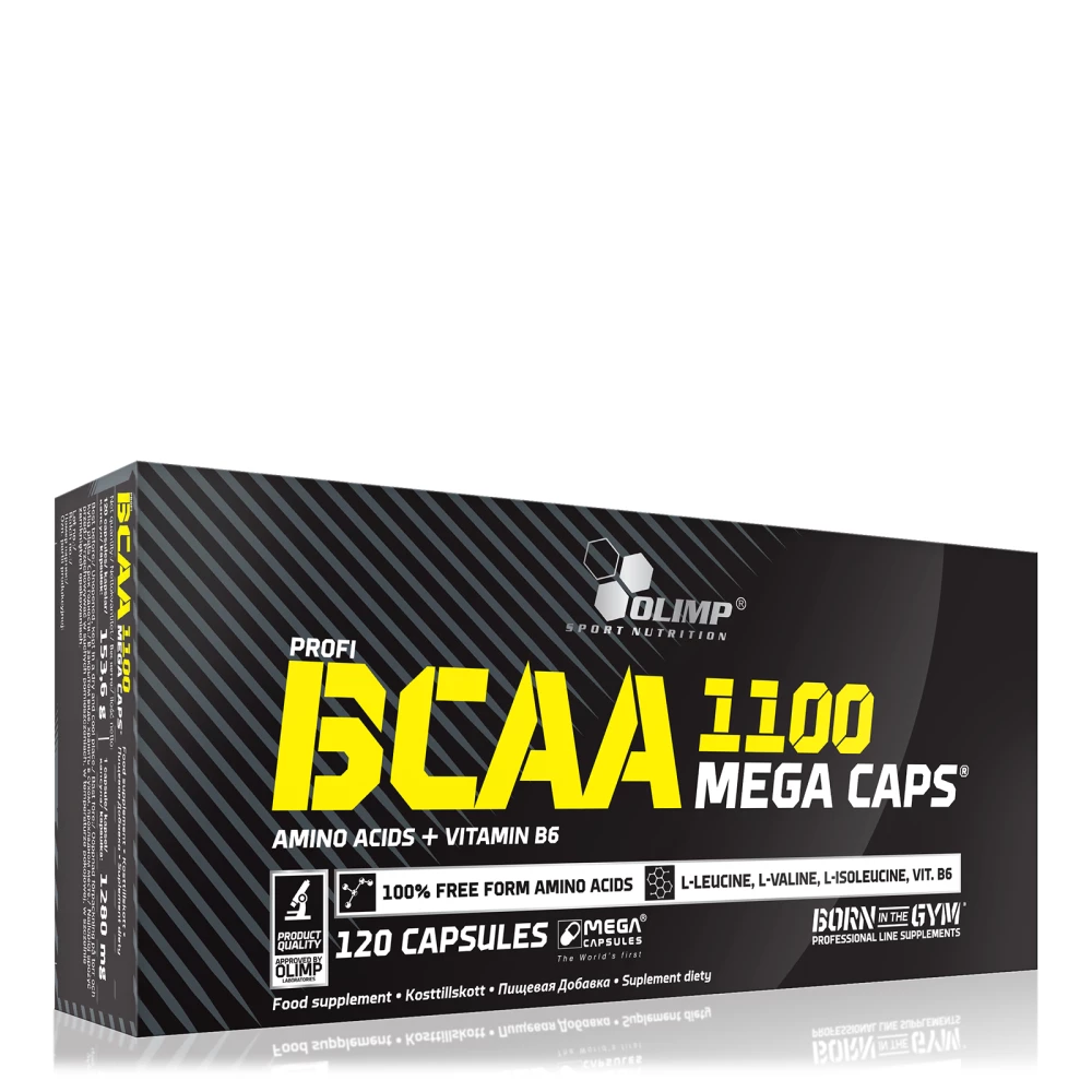 BCAA 1100 Mega Caps - 120 Gélules