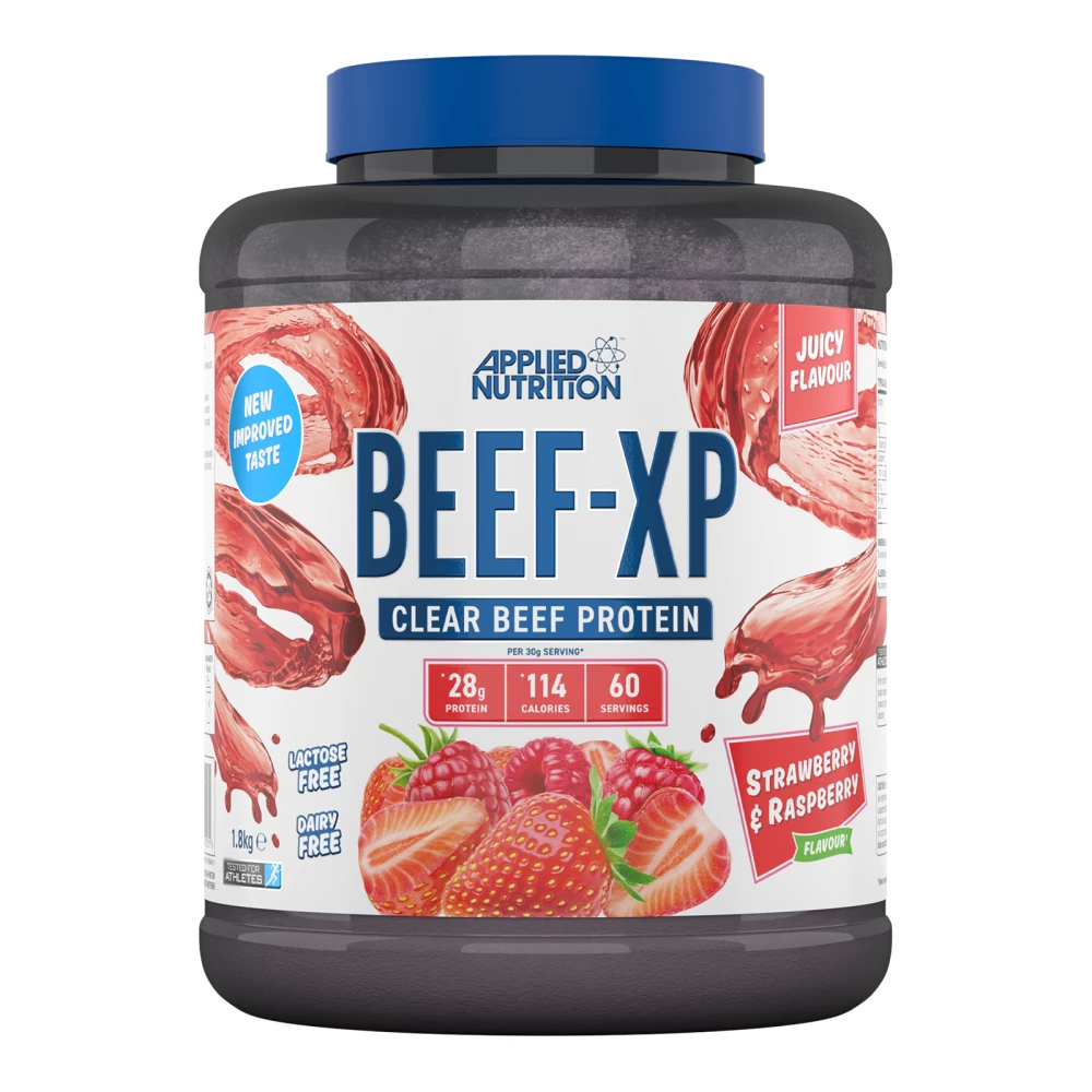 Beef-XP Clear Beef Protein - 1800g, Strawberry-Raspberry