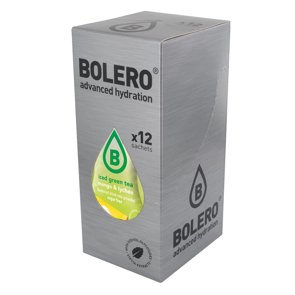 Boissons BOLERO® - Boite de 12, Iced Green Tea Mango & Lychee