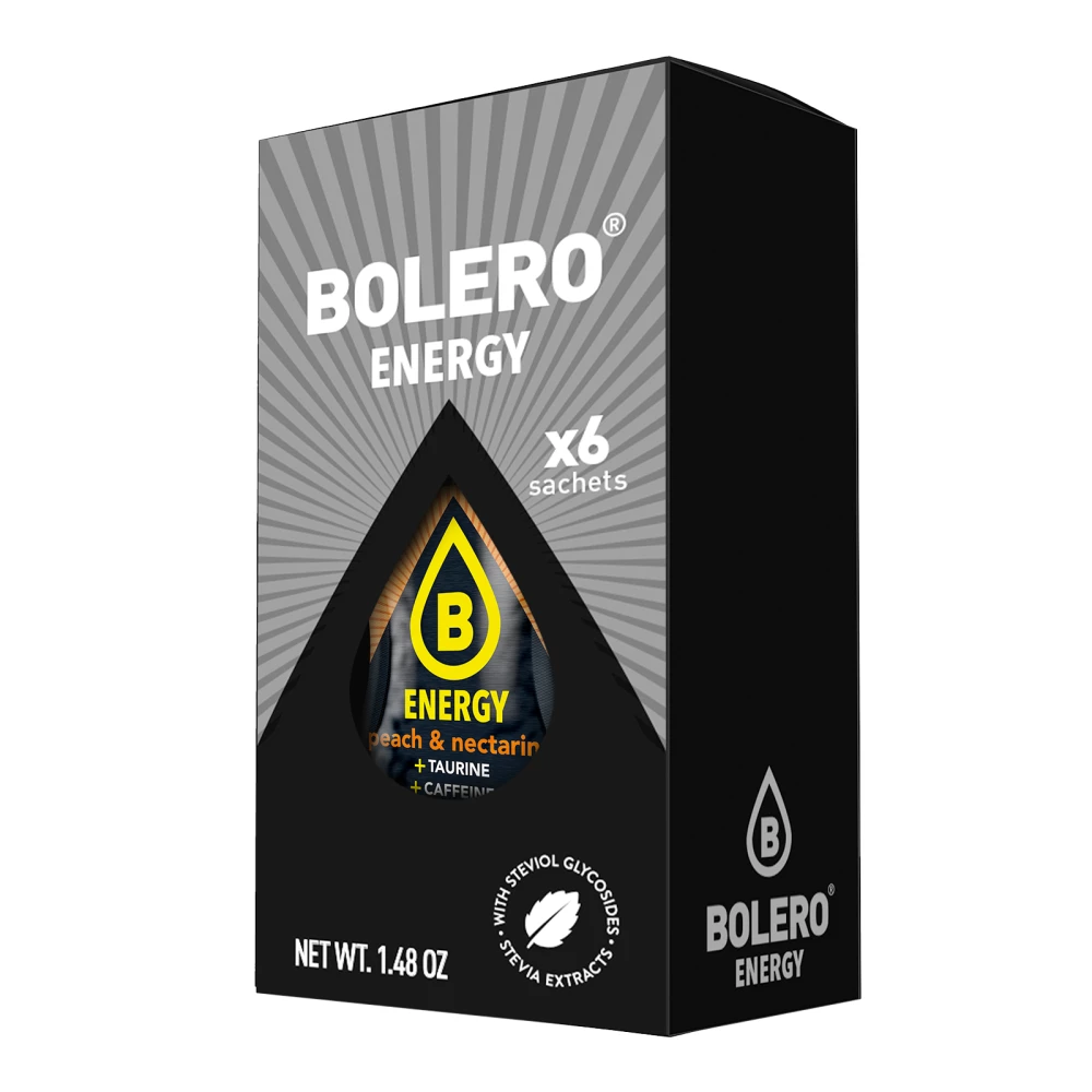 Bolero® Energy - Boite de 6, Peach & Nectarine