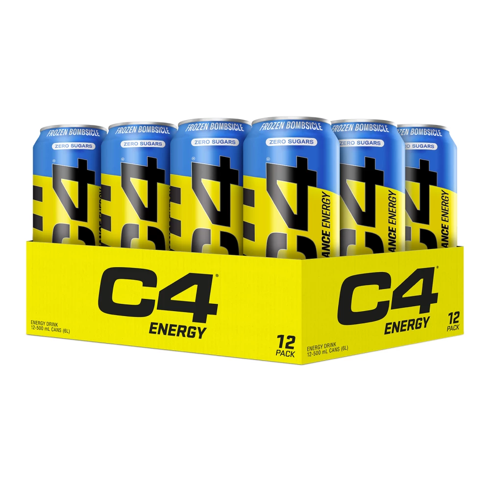C4 Energy - Pack de 12, Frozen Bombsicle