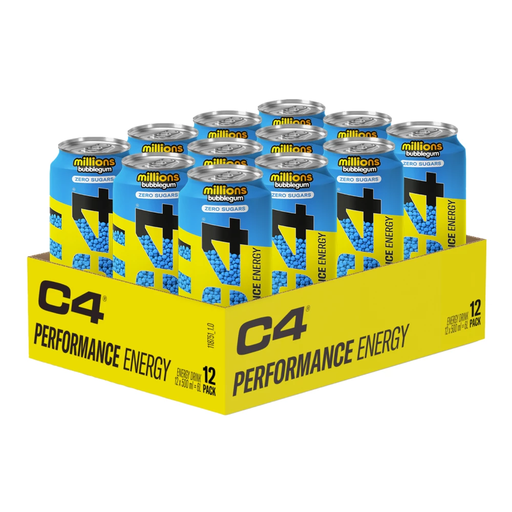 C4 Energy - Pack de 12, Millions Bubblegum