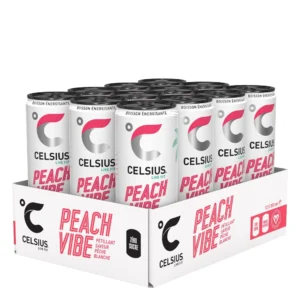 Celsius Energy Drink - Pack de 12, Peach Vibe