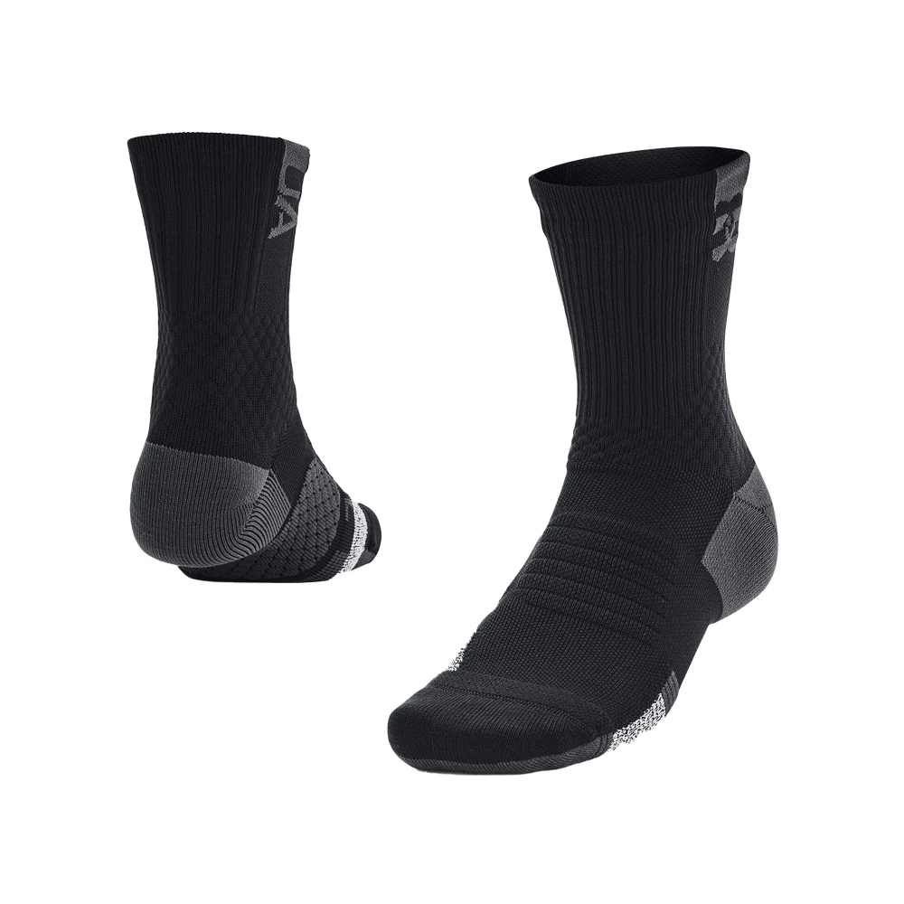 Chaussettes Under Armour ArmourDry™ Playmaker Mid-Crew - L, Black