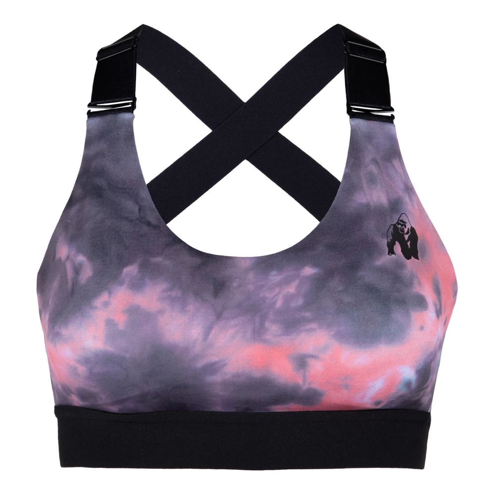 Colby Sports Bra - XS, Gray/Pink