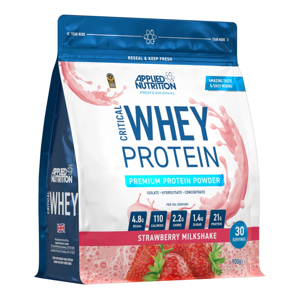 Critical Whey - 900g, Strawberry Milkshake