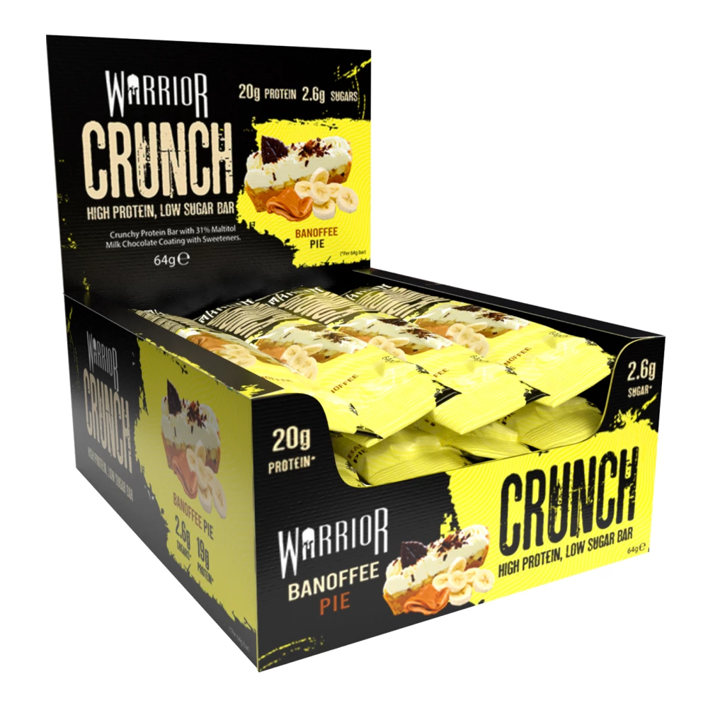 Warrior Crunch Bar - Boite de 12, Banoffee Pie