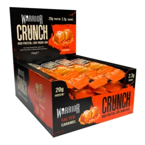 Warrior Crunch Bar - Boite de 12, Salted Caramel