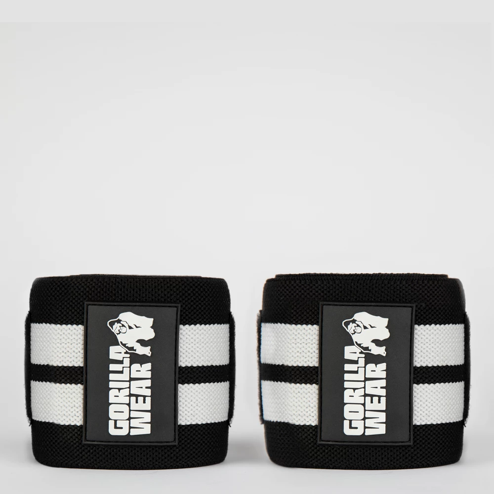 Elbow Wraps 150cm - Taille unique, Black/White