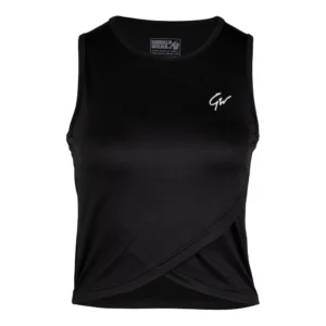 Estelle Twisted Crop Top - XS, Black