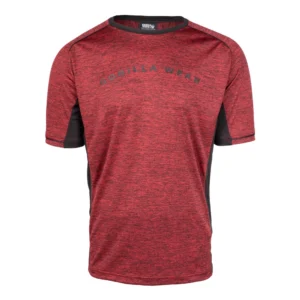 Fremont T-Shirt - S, Burgundy Red / Black