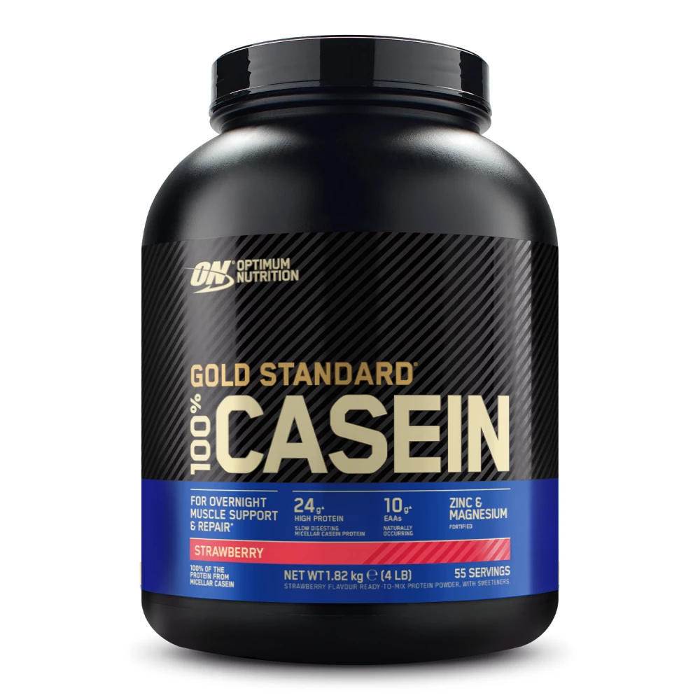 Gold Standard 100% Casein - 1820g, Fraise