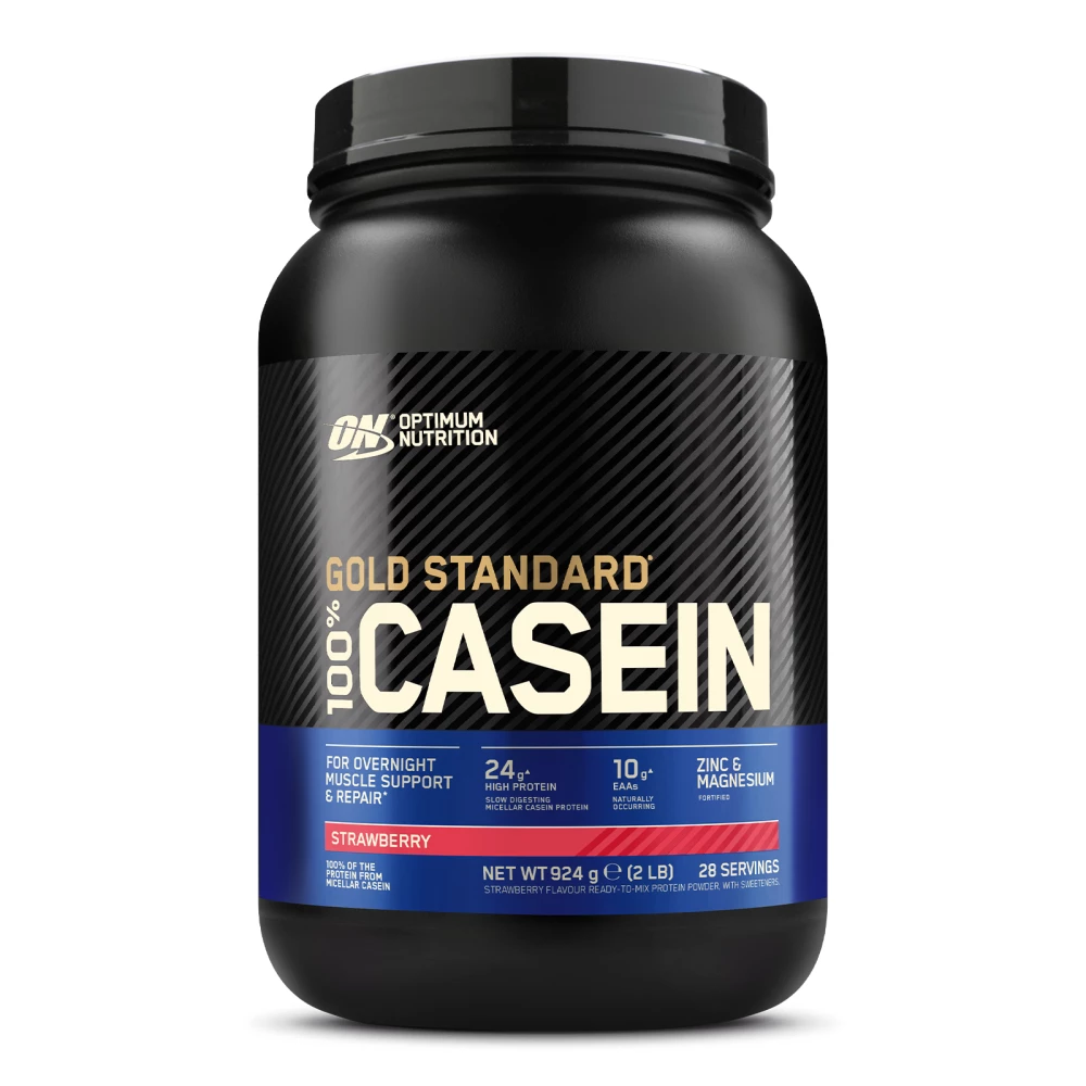Gold Standard 100% Casein - 924g, Fraise