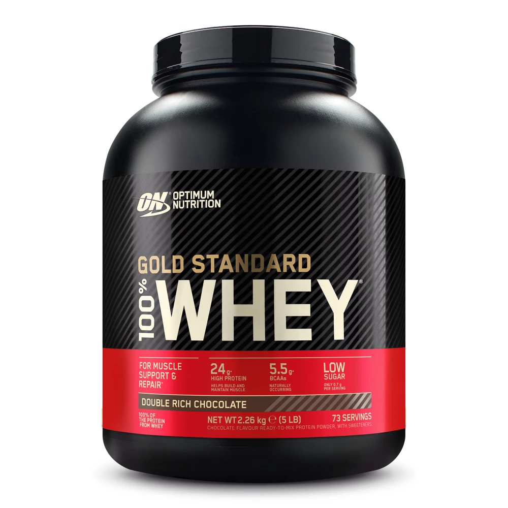 Gold Standard 100% Whey - 2270g, Double Rich Chocolate