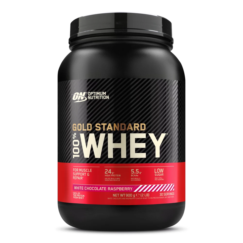 Gold Standard 100% Whey - 900g, White Chocolate Raspberry