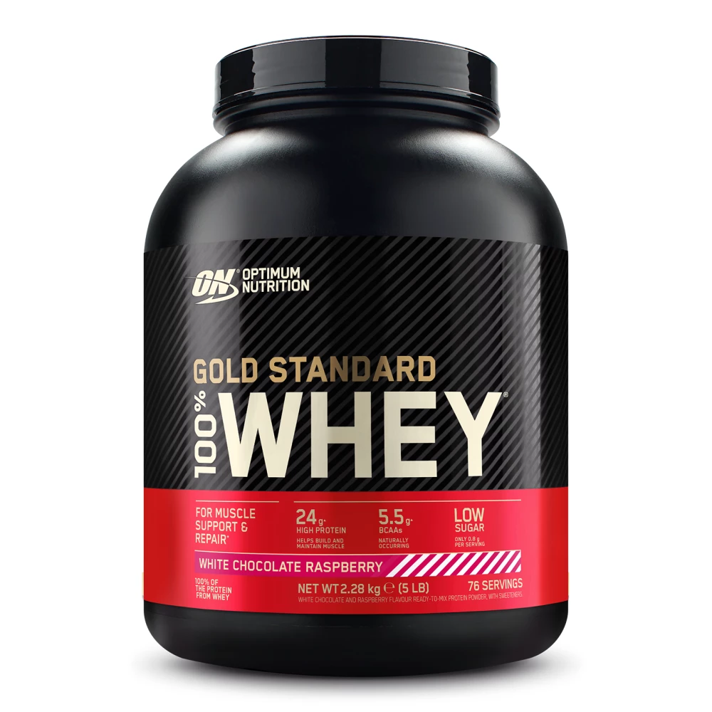 Gold Standard 100% Whey - 2270g, White Chocolate Raspberry