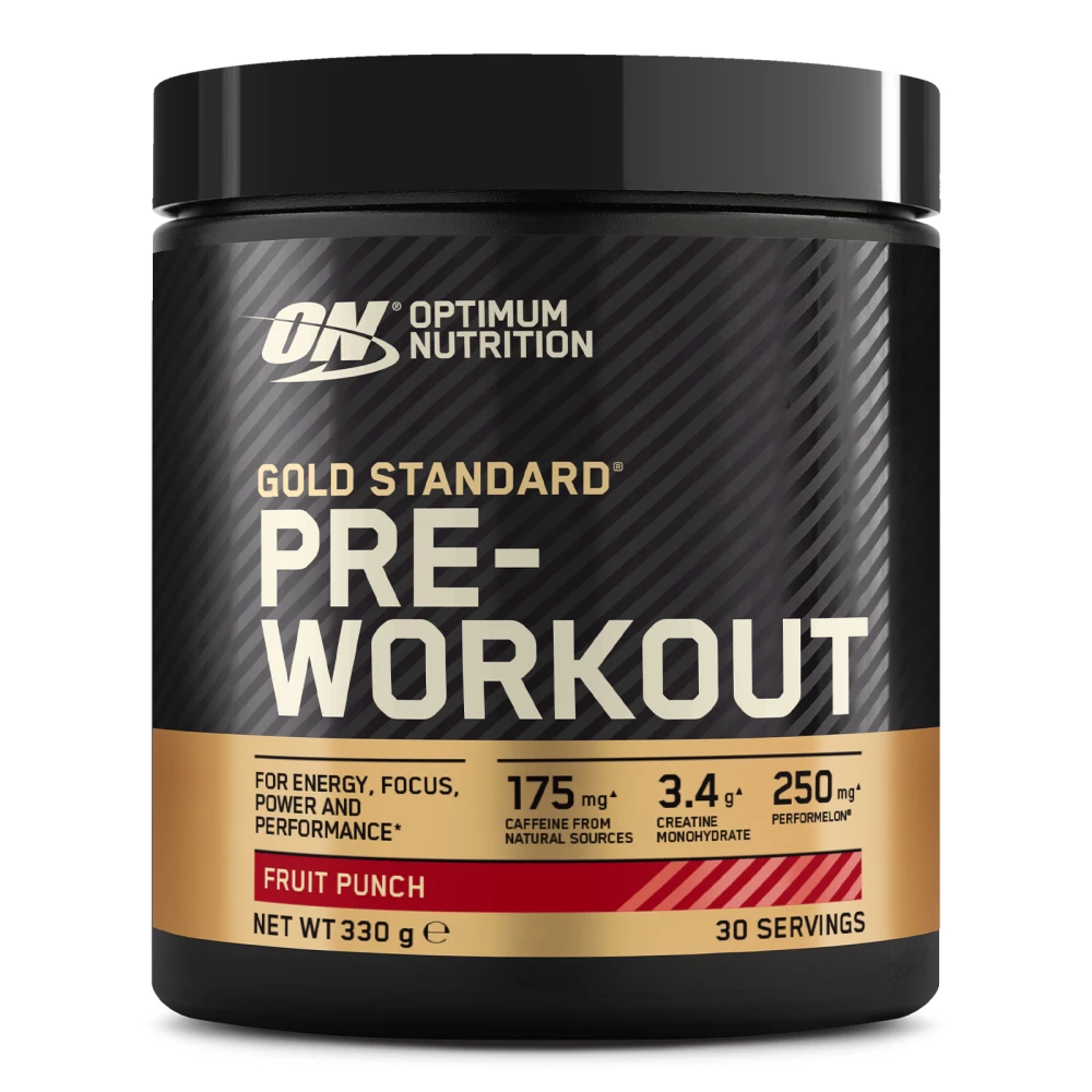 Gold Standard Pre-Workout - 330g, Fruit Punch