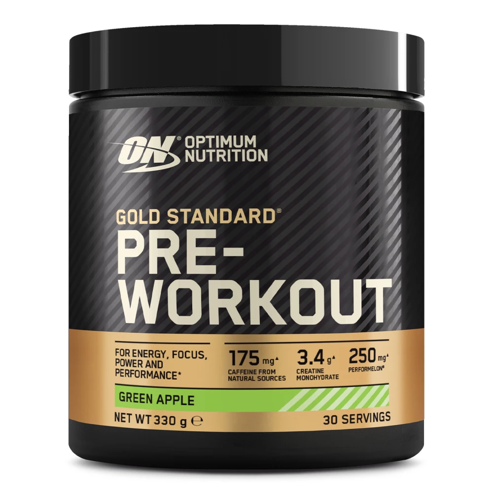 Gold Standard Pre-Workout - 330g, Green Apple
