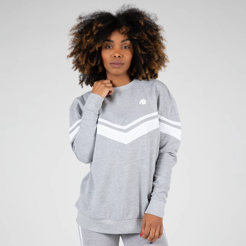 Hailey Oversized Sweatshirt - L, Gray Melange