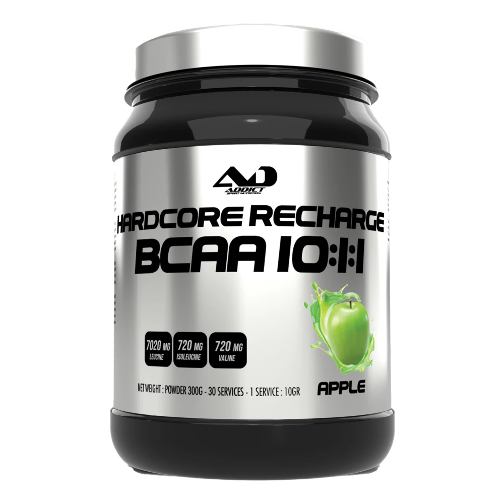 Hardcore Recharge BCAA - 300g, Apple