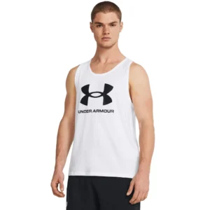 Haut sans manches Under Armour Sportstyle Logo - M, White