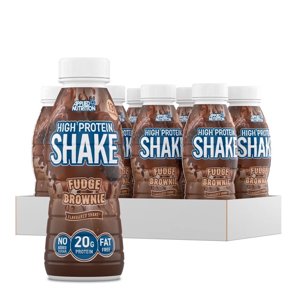 High Protein Shake - Pack de 8, Fudge Brownie