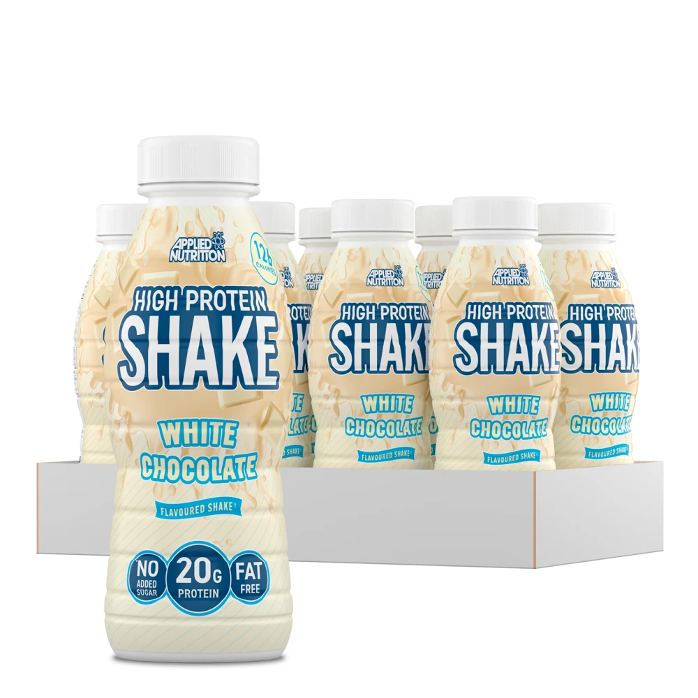 High Protein Shake - Pack de 8, White Chocolate