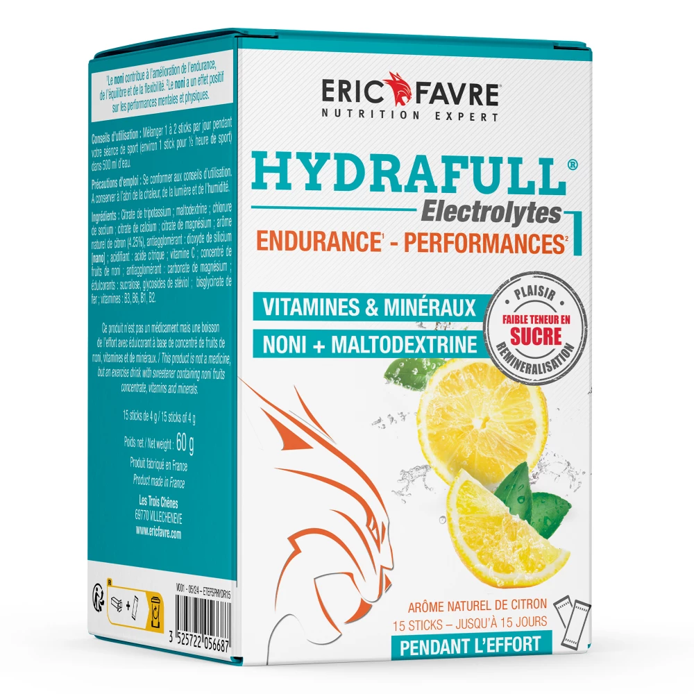 Hydrafull Electrolytes - Boite de 15, Citron
