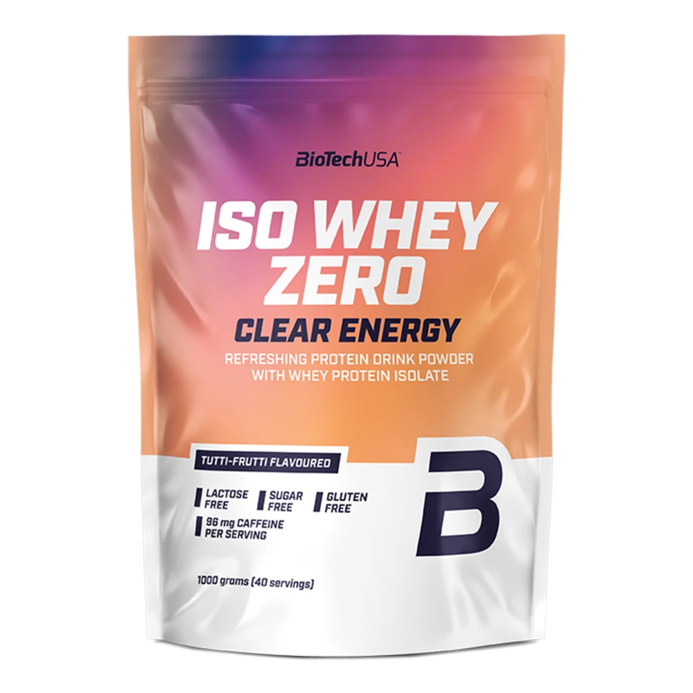 Iso Whey Zero Clear Energy - 1000g, Tutti-Frutti