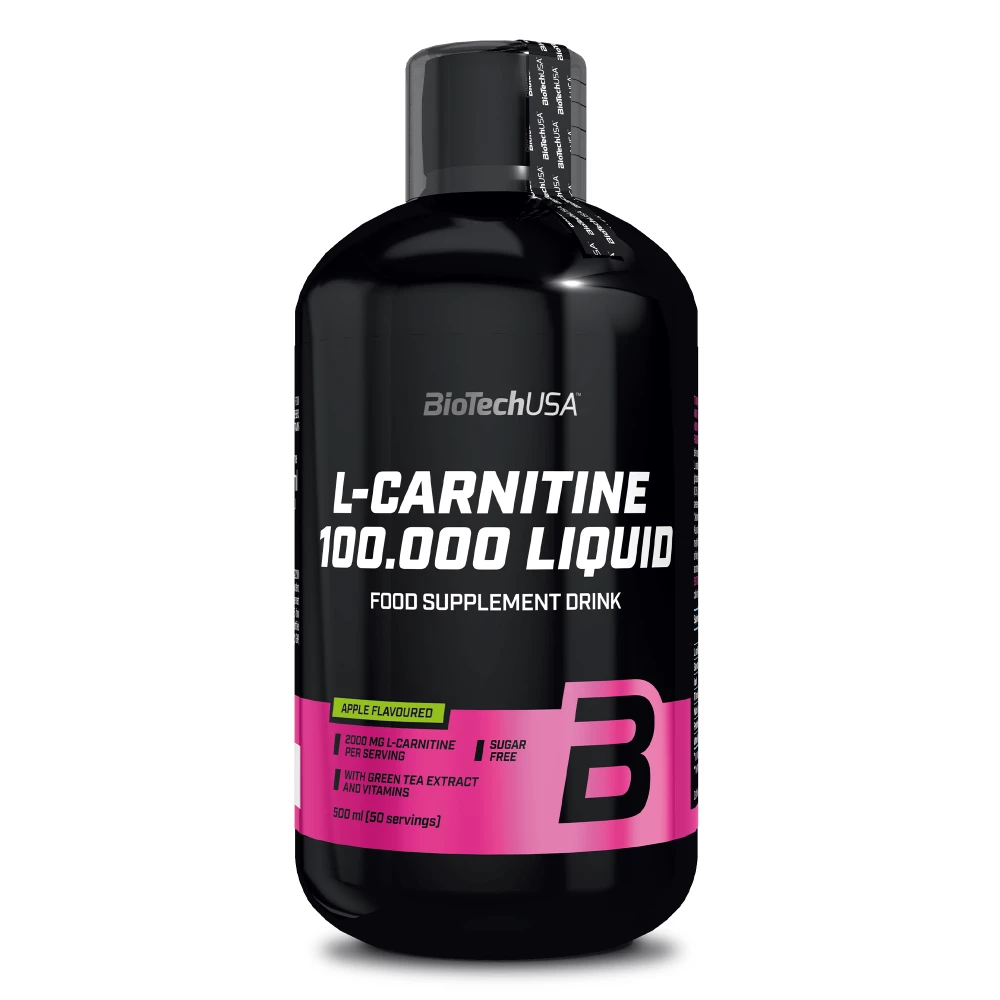 L-Carnitine 100.000 Liquid - 500ml, Apple