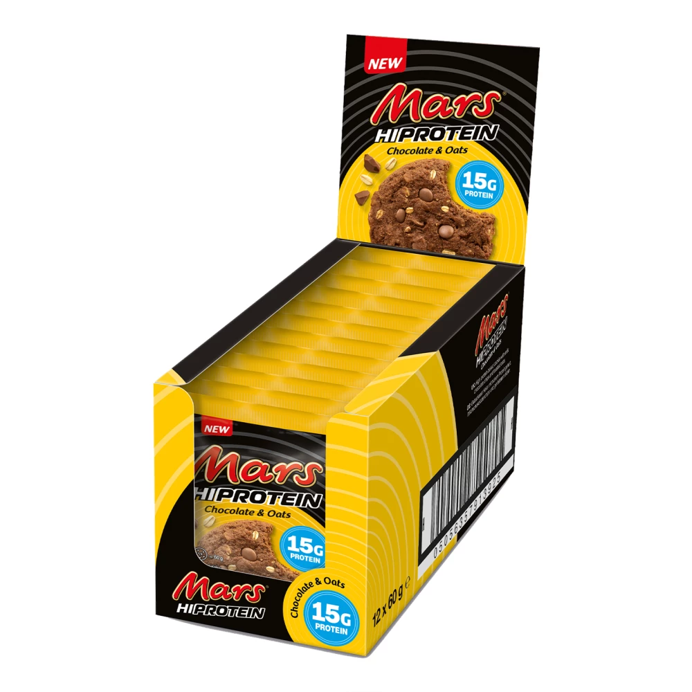 Mars Hi-Protein Cookies - Boite de 12, Chocolate & Oats