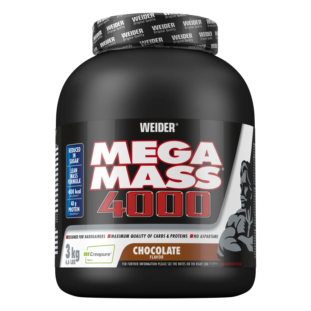 Mega Mass 4000 - 3000g, Chocolate