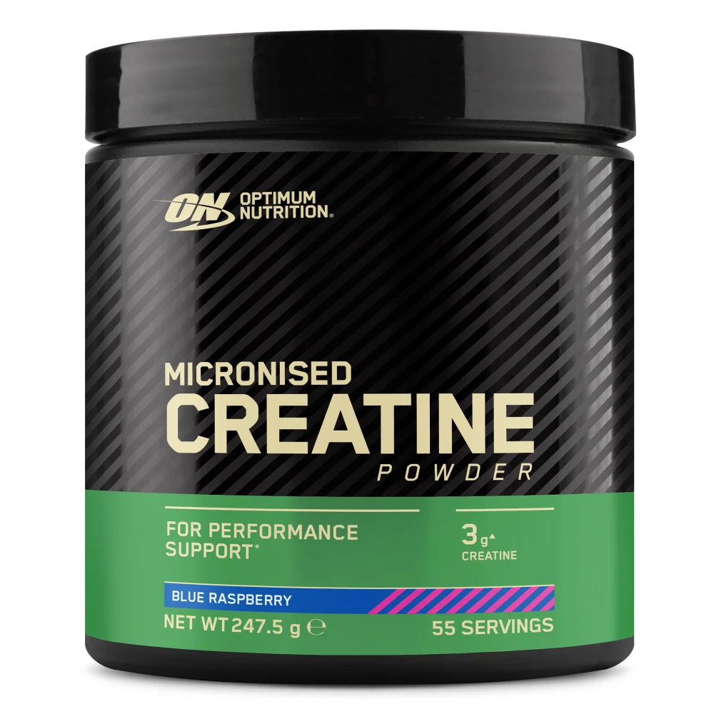 Micronised Creatine Powder - 247.5g, Blue Raspberry