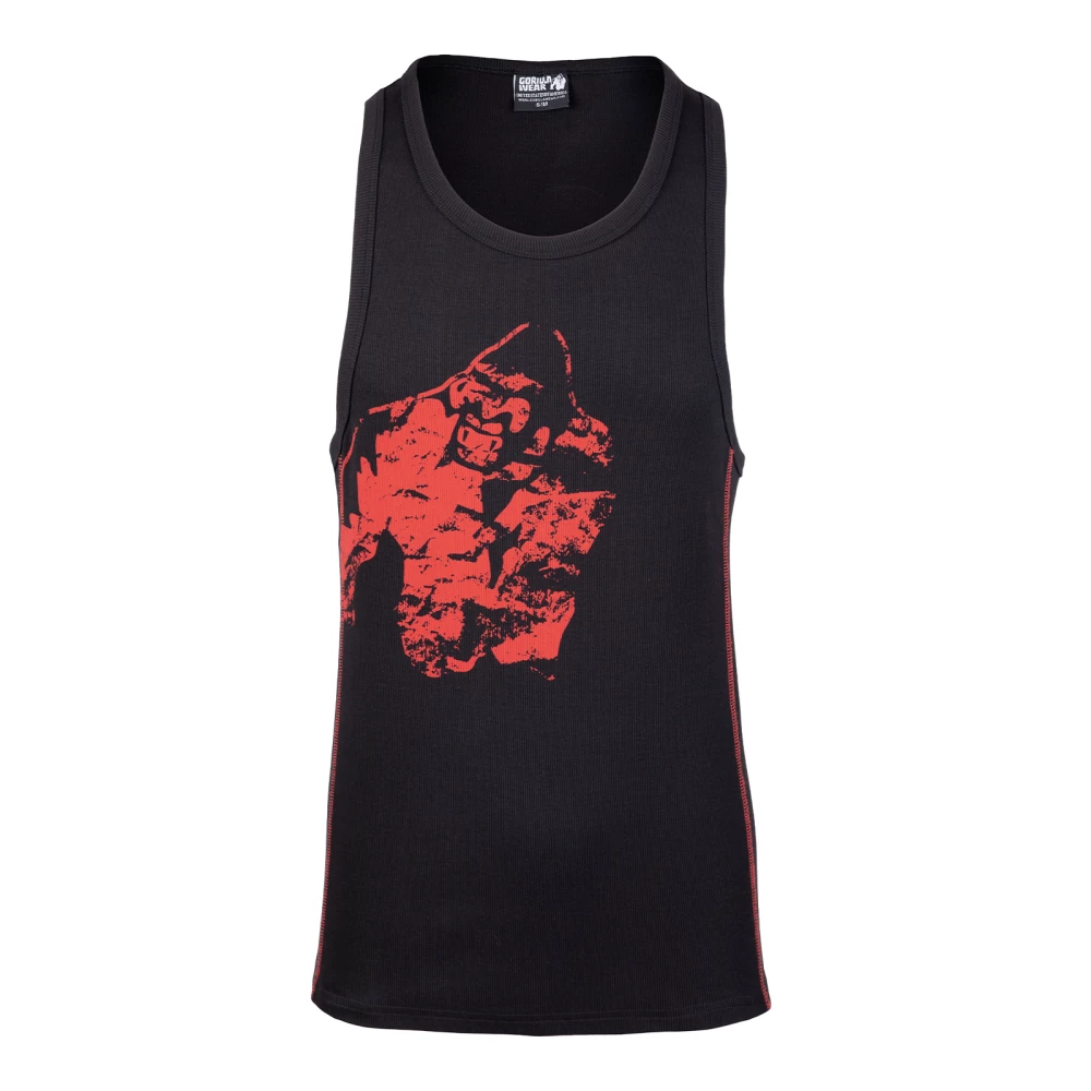 Monterey Tank Top - S/M, Black/Red