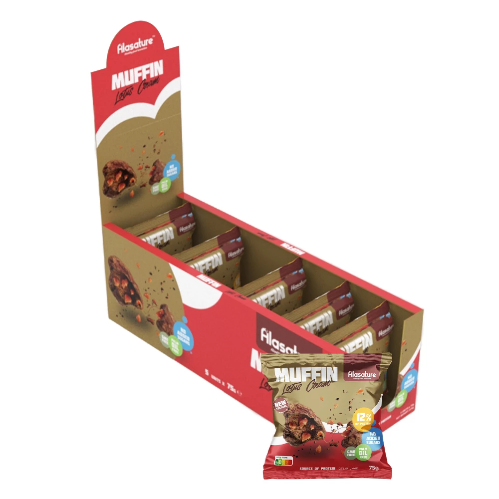 Muffin - Boite de 5, Lotus Cream