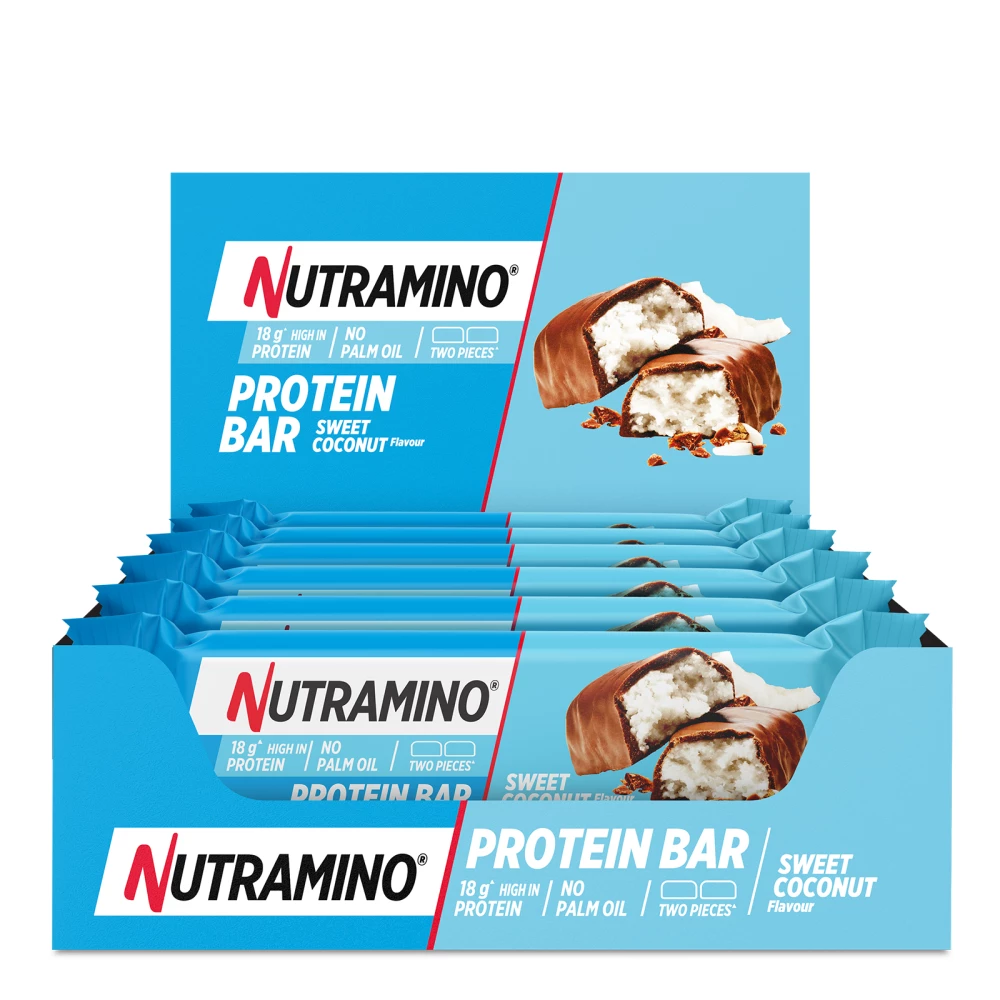 Nutramino Protein Bar - Boite de 12, Sweet Coconut