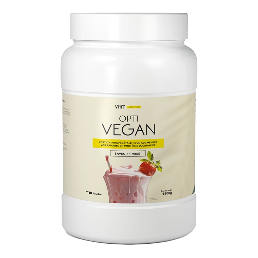 Opti Vegan - 1800g, Fraise